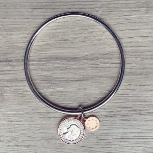 Holly Two Tone Bangle - Image 3
